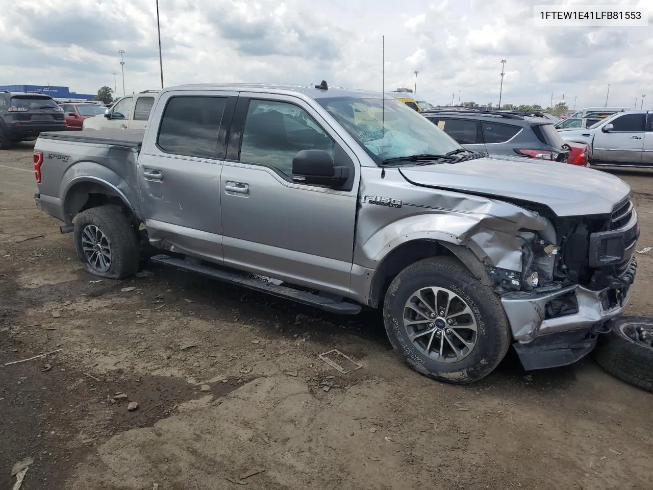 2020 Ford F150 Supercrew VIN: 1FTEW1E41LFB81553 Lot: 65562084