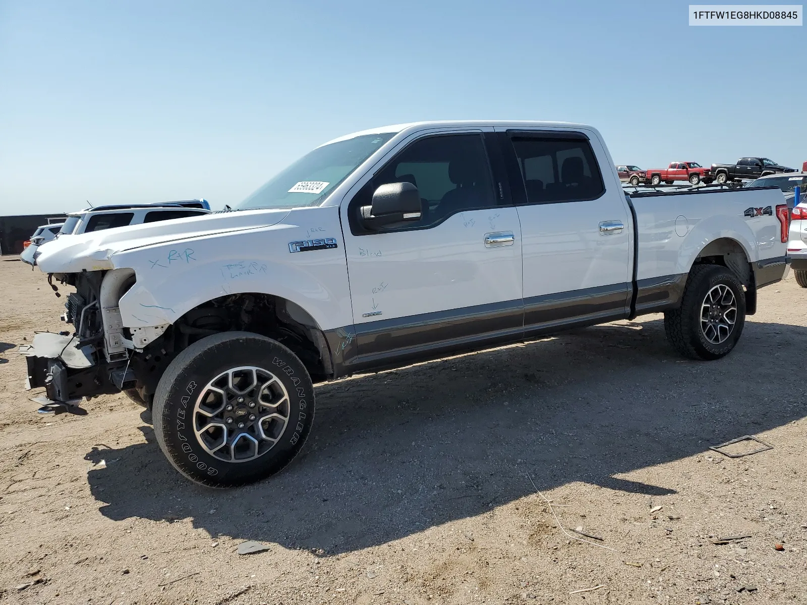 2017 Ford F150 Supercrew VIN: 1FTFW1EG8HKD08845 Lot: 65963324