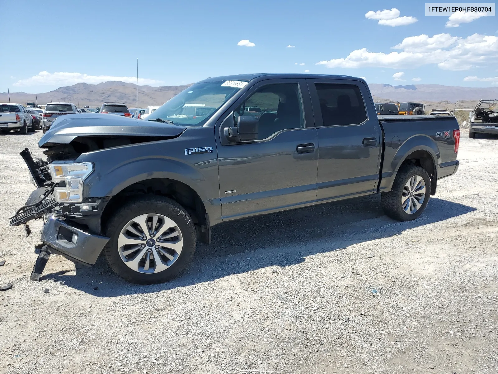 2017 Ford F150 Supercrew VIN: 1FTEW1EP0HFB80704 Lot: 66340654