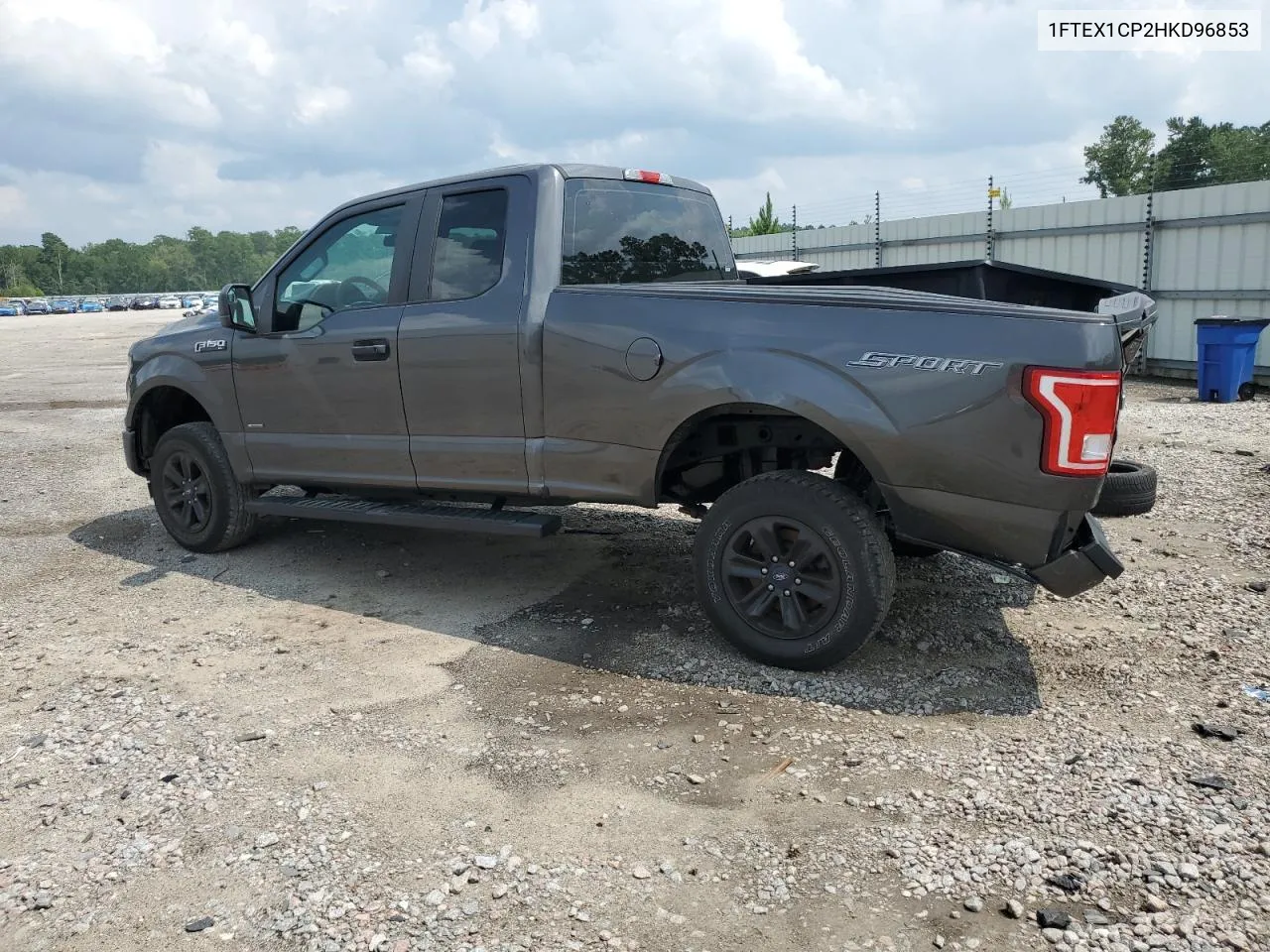 1FTEX1CP2HKD96853 2017 Ford F150 Super Cab