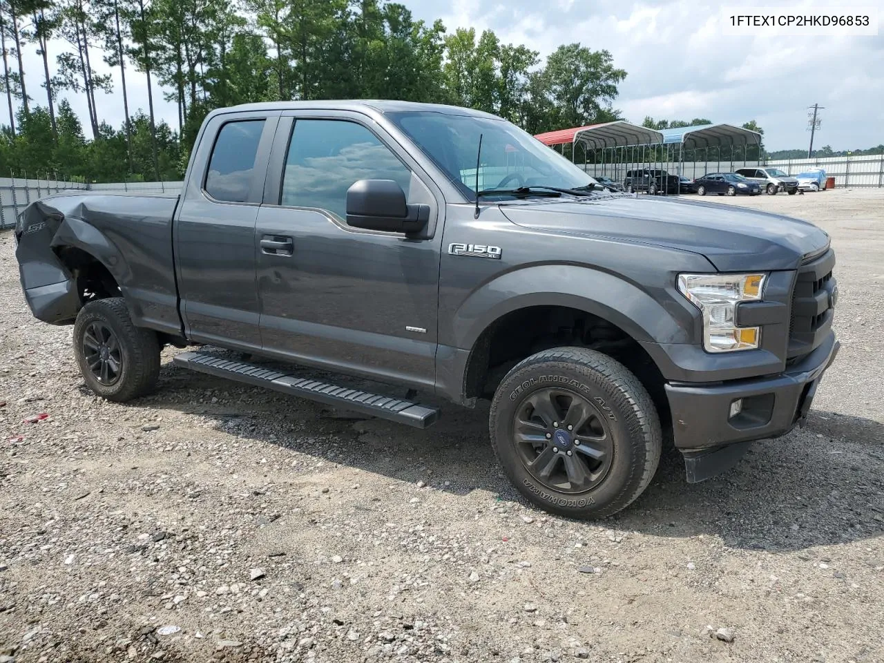 1FTEX1CP2HKD96853 2017 Ford F150 Super Cab