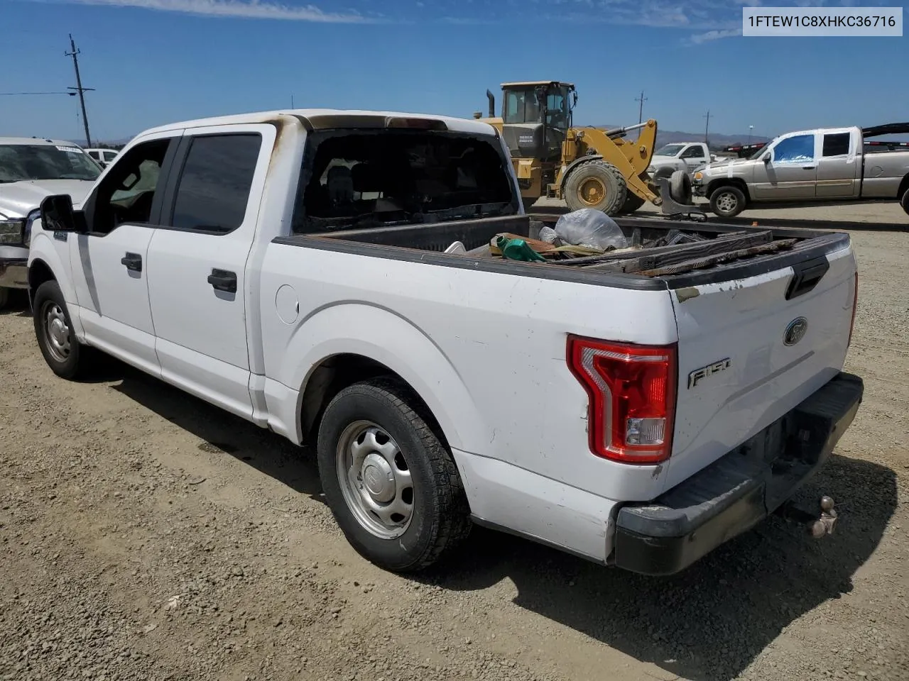 2017 Ford F150 Supercrew VIN: 1FTEW1C8XHKC36716 Lot: 66996064