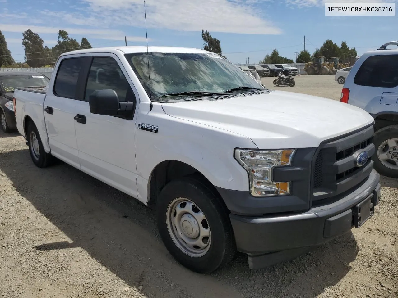 2017 Ford F150 Supercrew VIN: 1FTEW1C8XHKC36716 Lot: 66996064