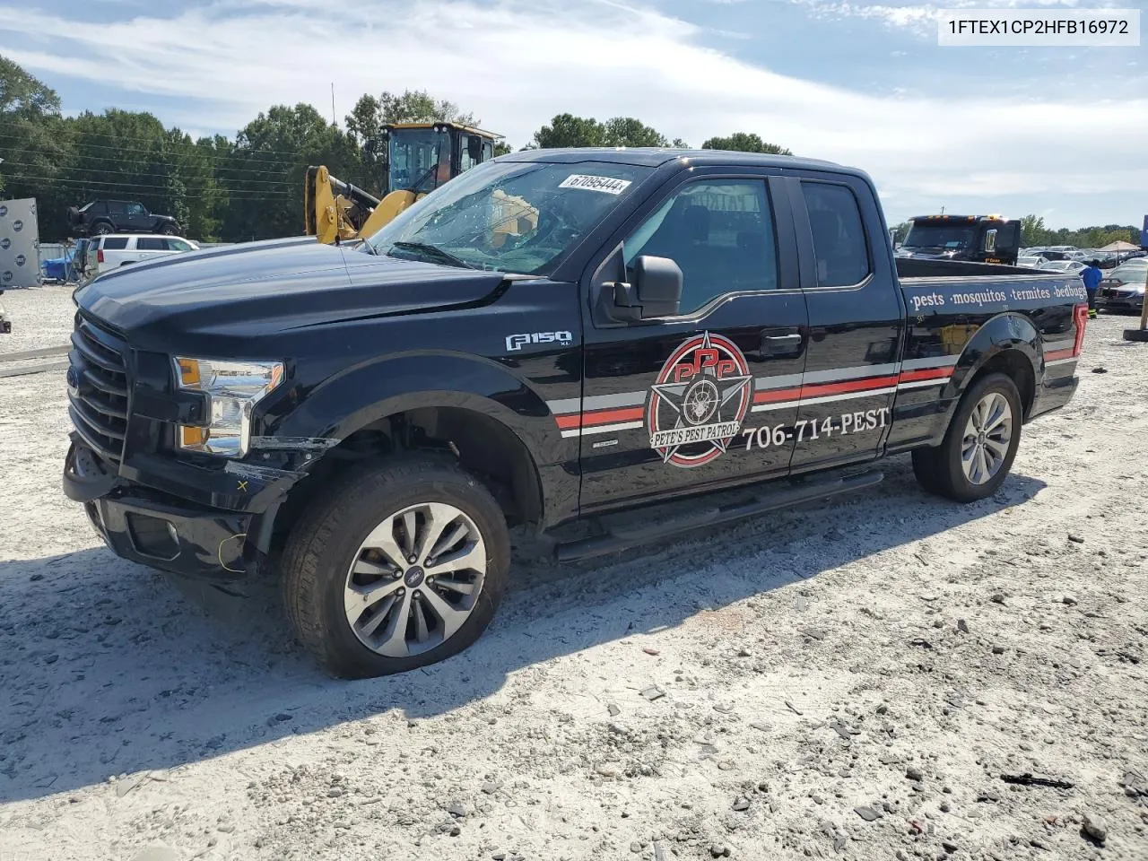 2017 Ford F150 Super Cab VIN: 1FTEX1CP2HFB16972 Lot: 67095444