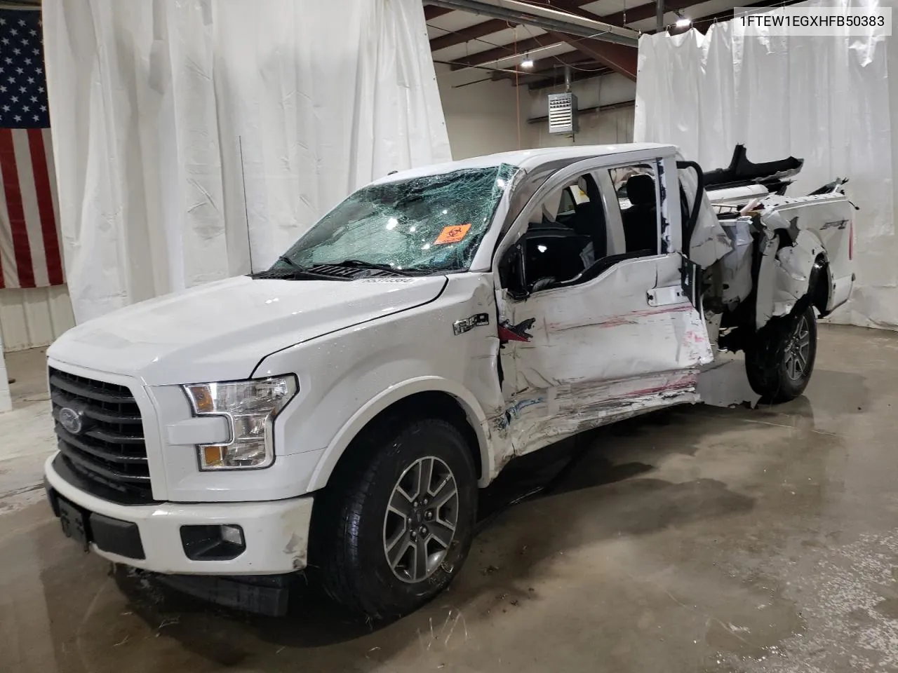 2017 Ford F150 Supercrew VIN: 1FTEW1EGXHFB50383 Lot: 67296924