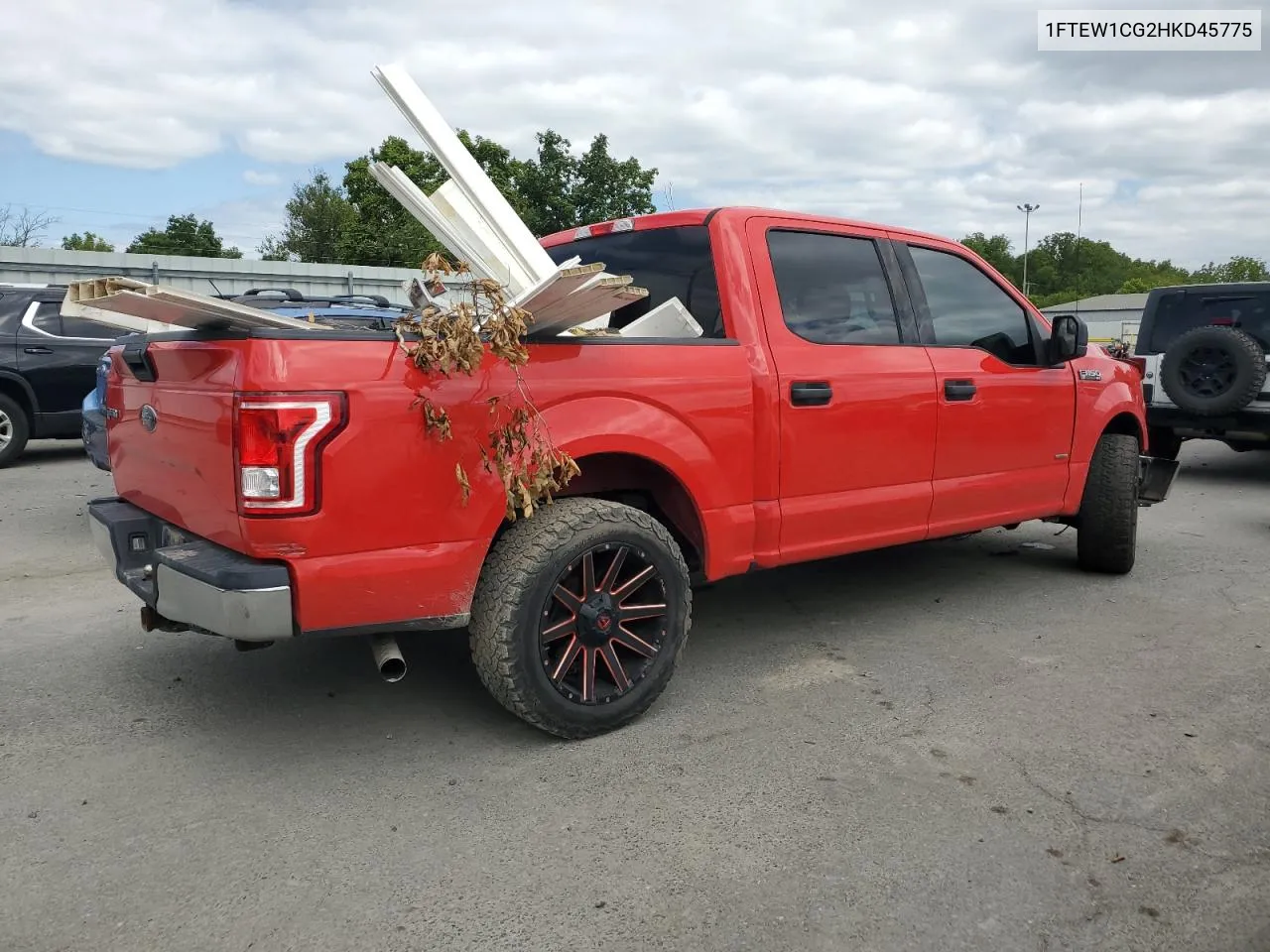 1FTEW1CG2HKD45775 2017 Ford F150 Supercrew