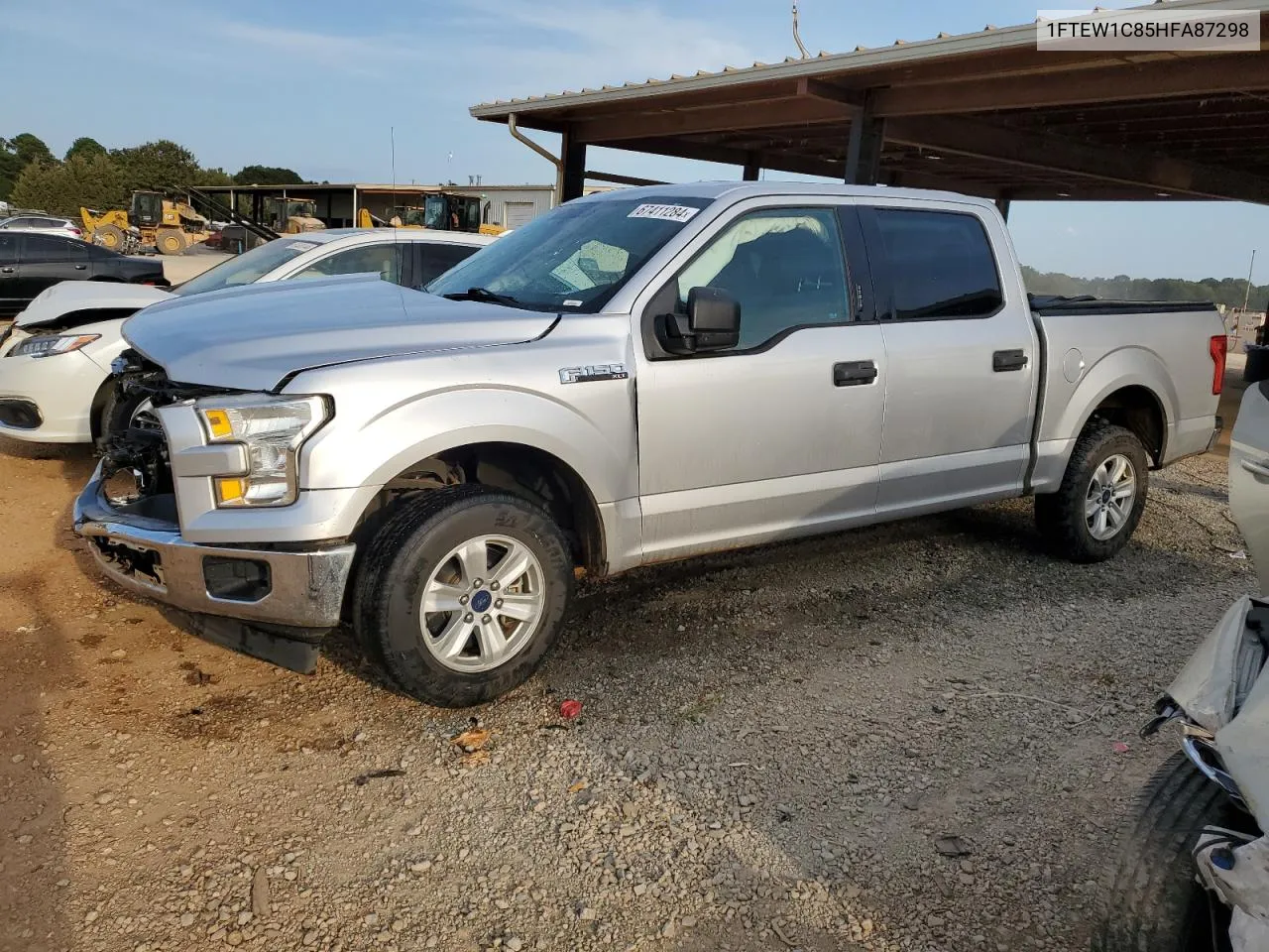 2017 Ford F150 Supercrew VIN: 1FTEW1C85HFA87298 Lot: 67411284