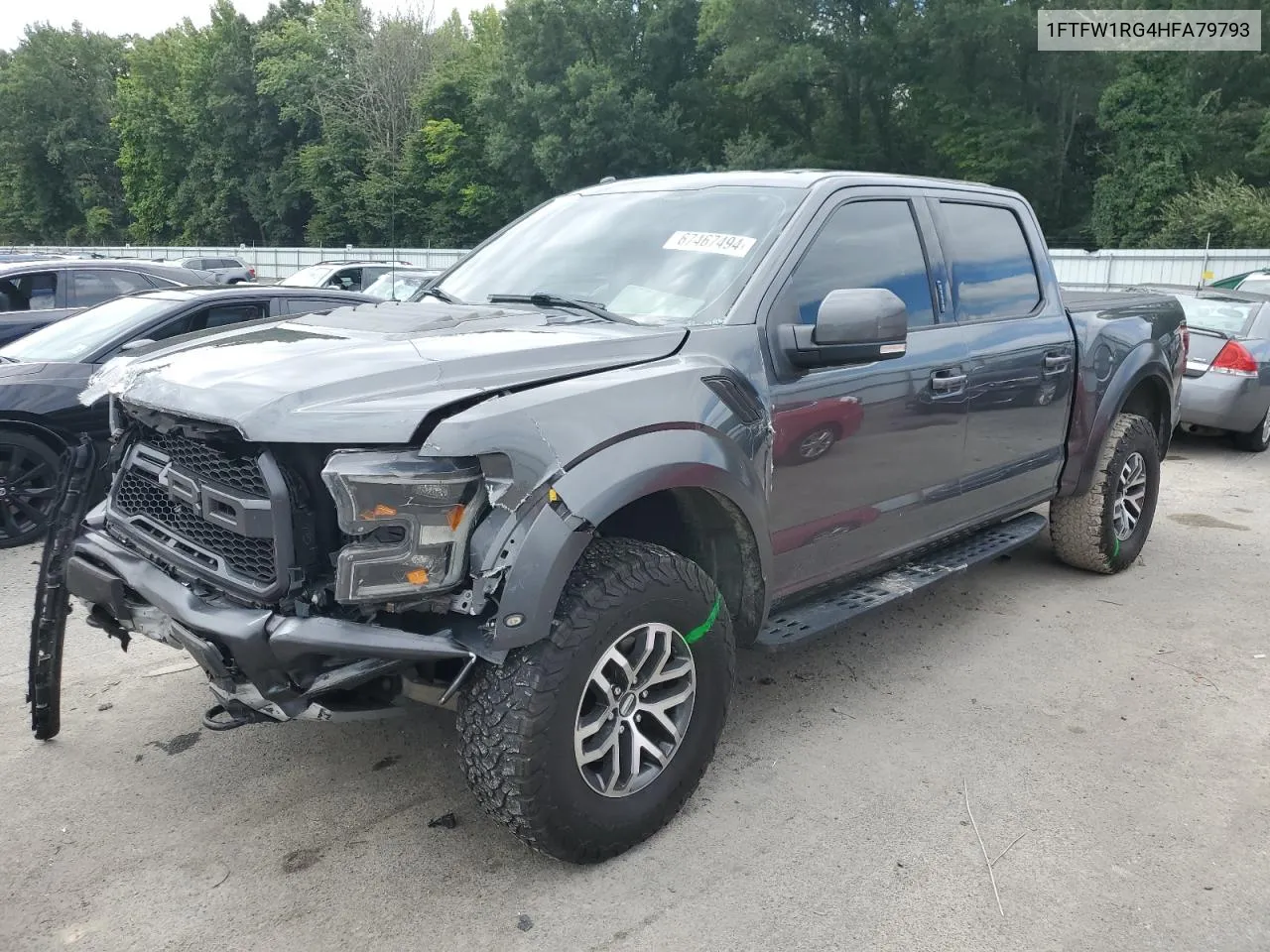 2017 Ford F150 Raptor VIN: 1FTFW1RG4HFA79793 Lot: 67467494