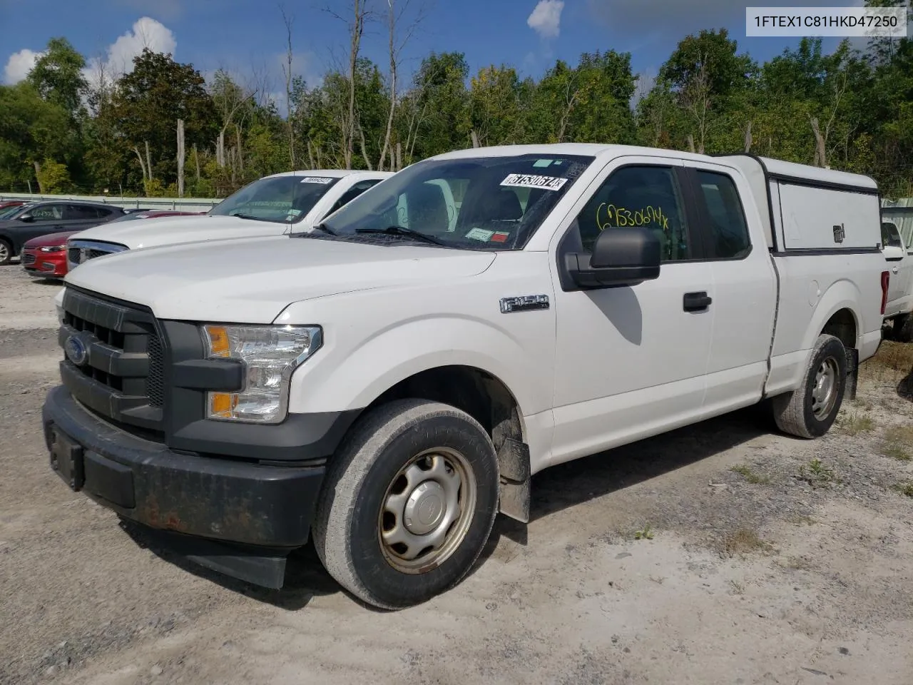 2017 Ford F150 Super Cab VIN: 1FTEX1C81HKD47250 Lot: 67530674