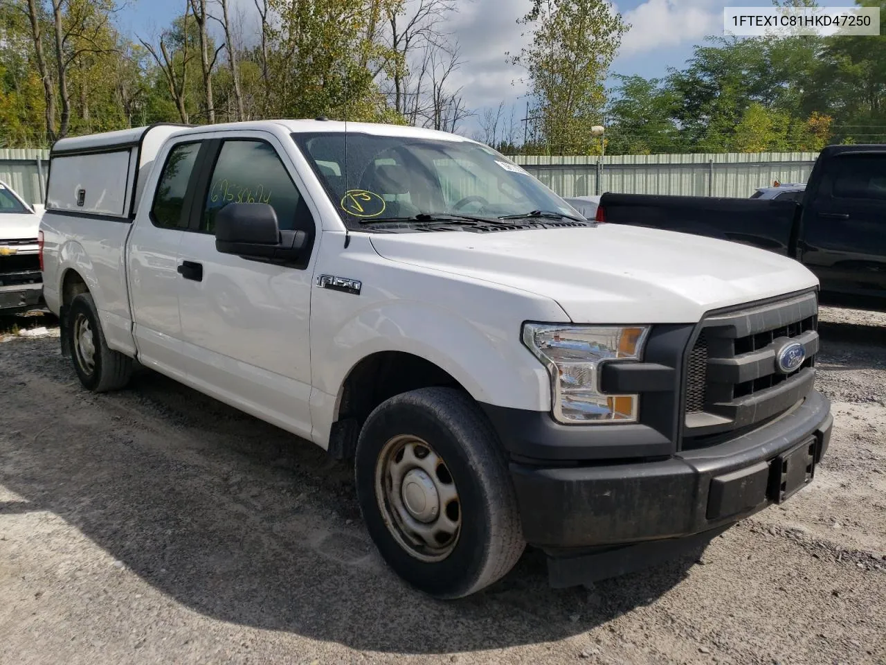 2017 Ford F150 Super Cab VIN: 1FTEX1C81HKD47250 Lot: 67530674