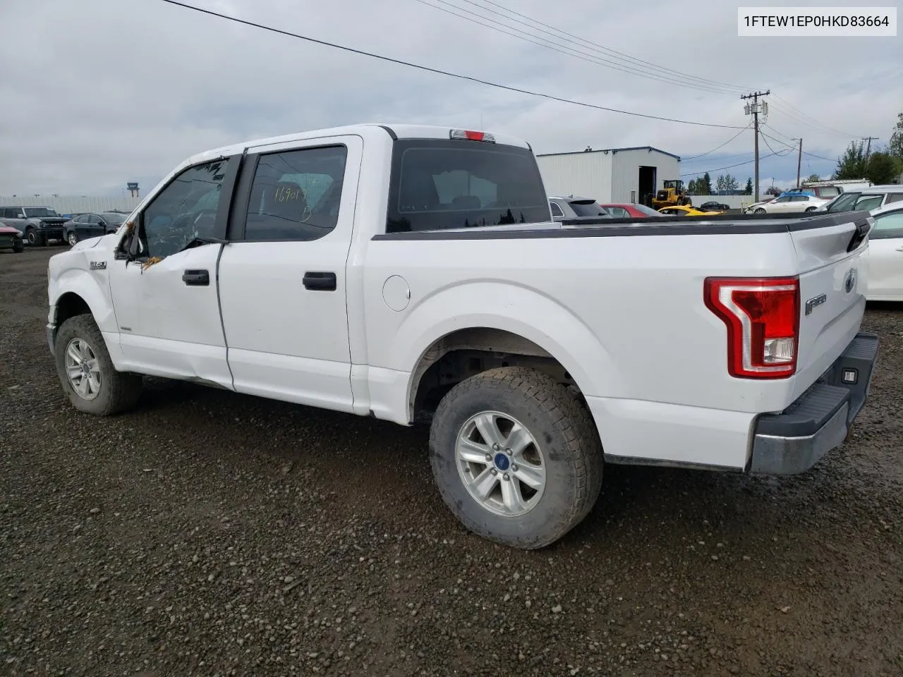 2017 Ford F150 Supercrew VIN: 1FTEW1EP0HKD83664 Lot: 67535674