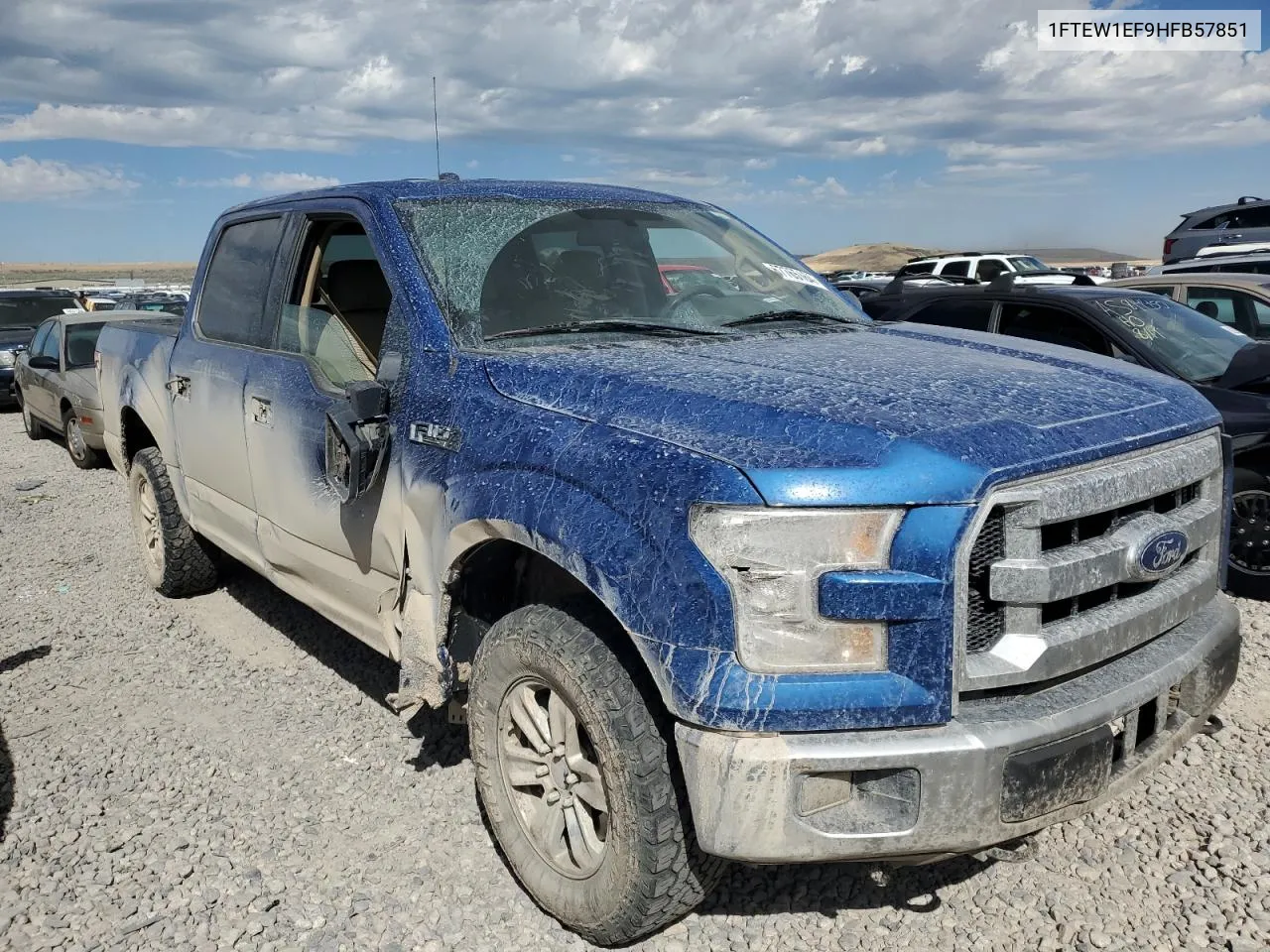 2017 Ford F150 Supercrew VIN: 1FTEW1EF9HFB57851 Lot: 67765164