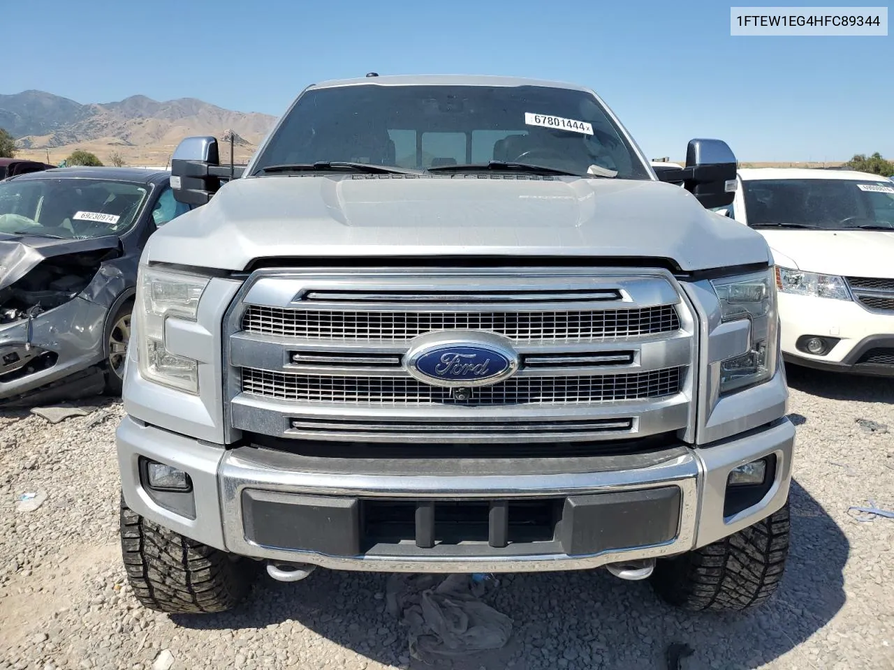 2017 Ford F150 Supercrew VIN: 1FTEW1EG4HFC89344 Lot: 67801444