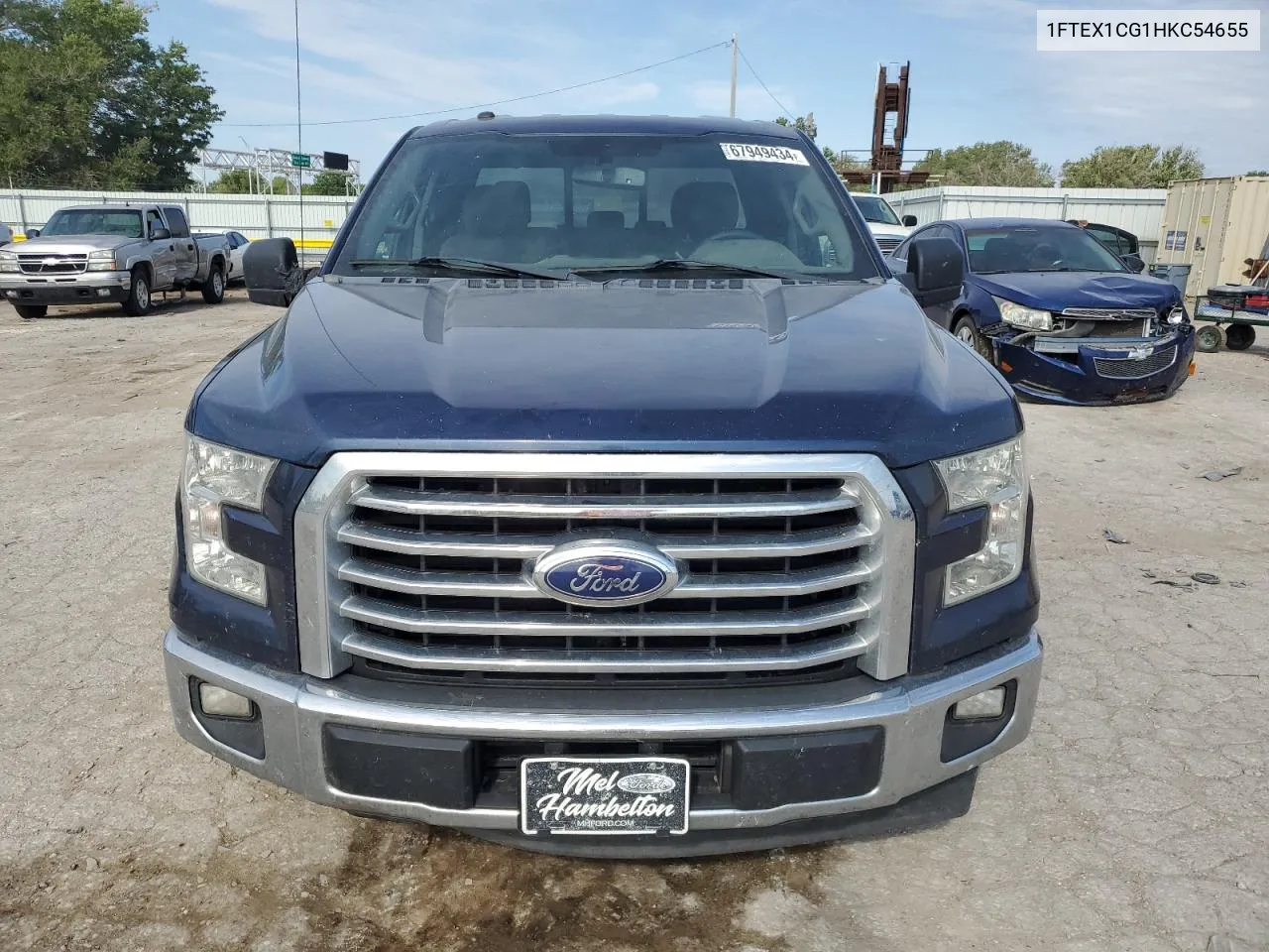 1FTEX1CG1HKC54655 2017 Ford F150 Super Cab