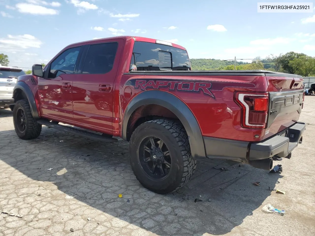 2017 Ford F150 Raptor VIN: 1FTFW1RG3HFA25921 Lot: 67967704