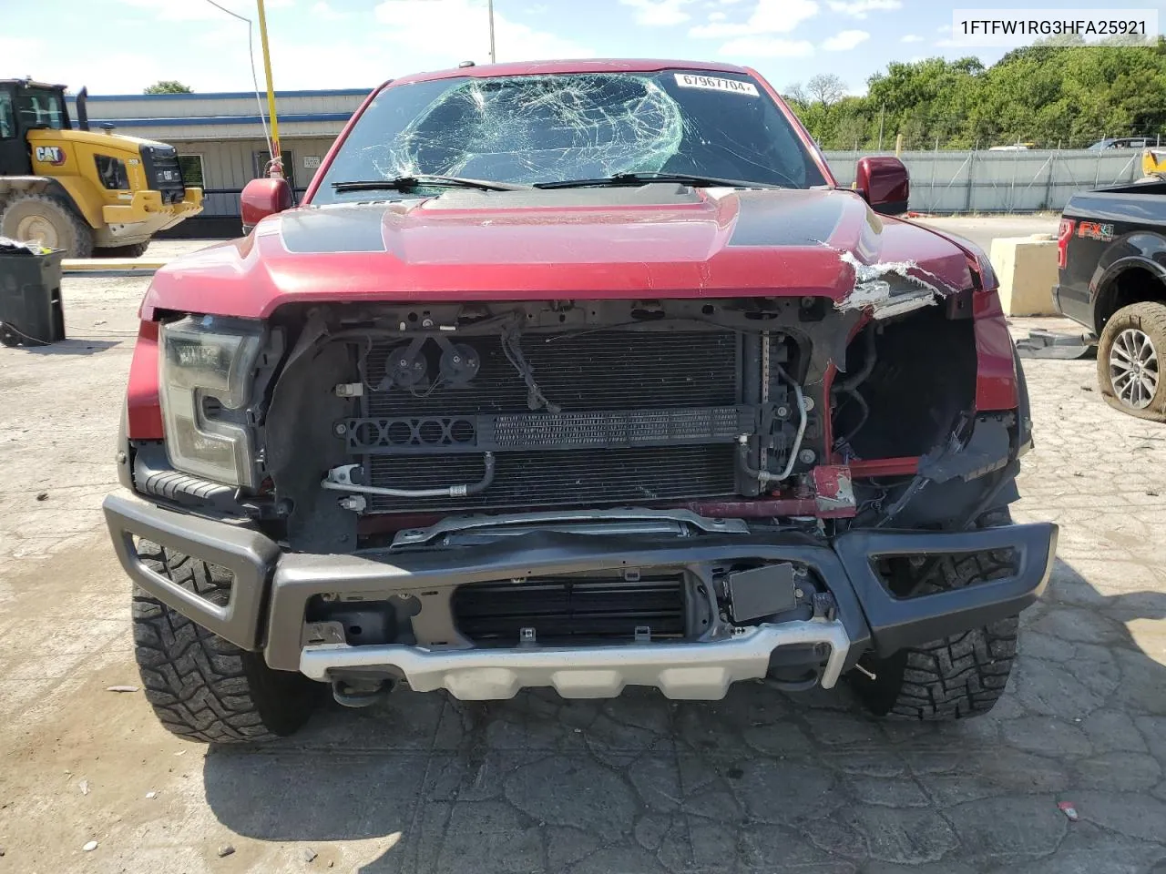 2017 Ford F150 Raptor VIN: 1FTFW1RG3HFA25921 Lot: 67967704