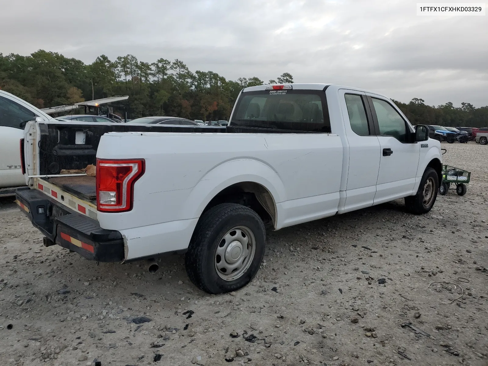 2017 Ford F150 Super Cab VIN: 1FTFX1CFXHKD03329 Lot: 68268454