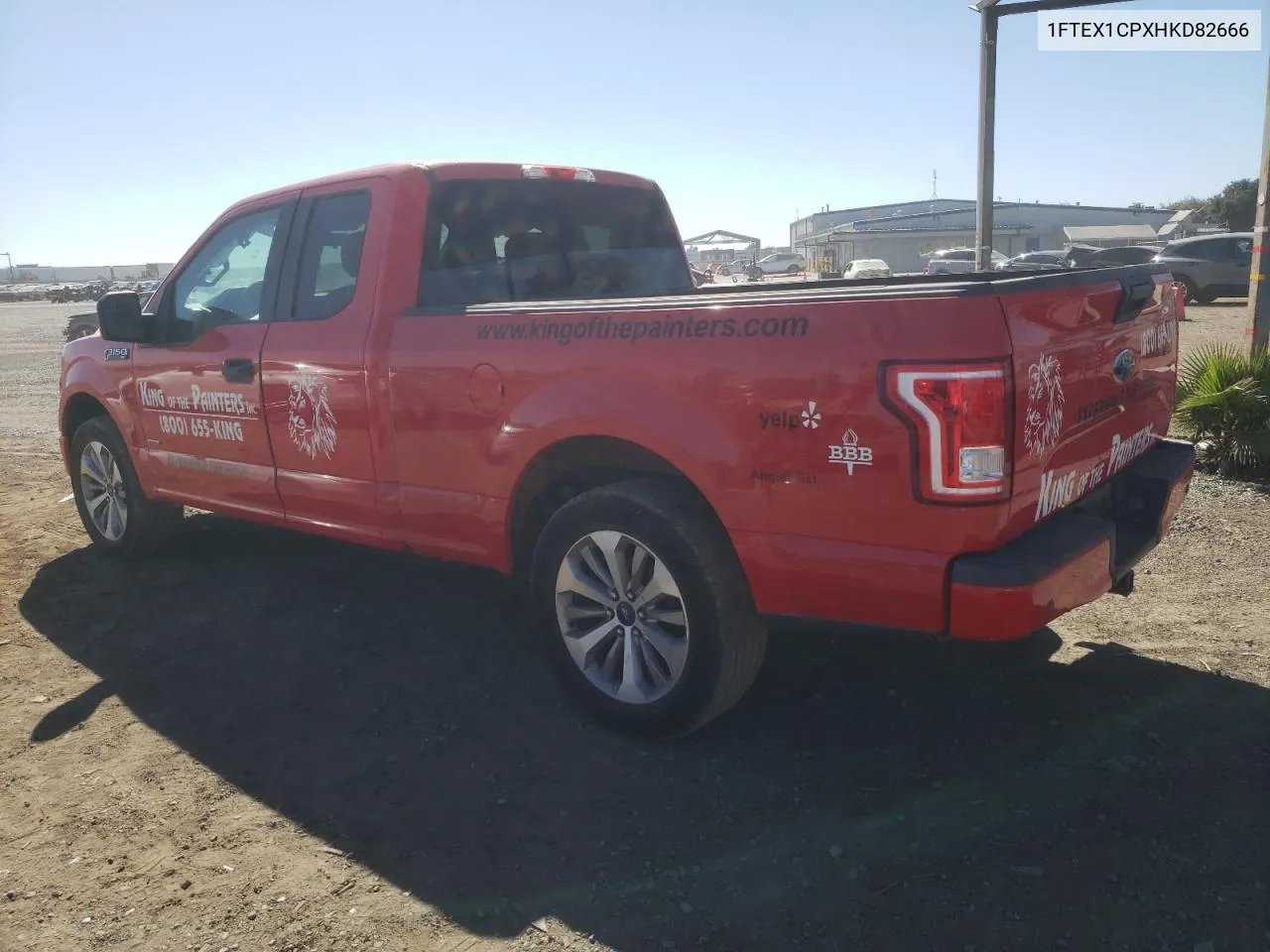 1FTEX1CPXHKD82666 2017 Ford F150 Super Cab