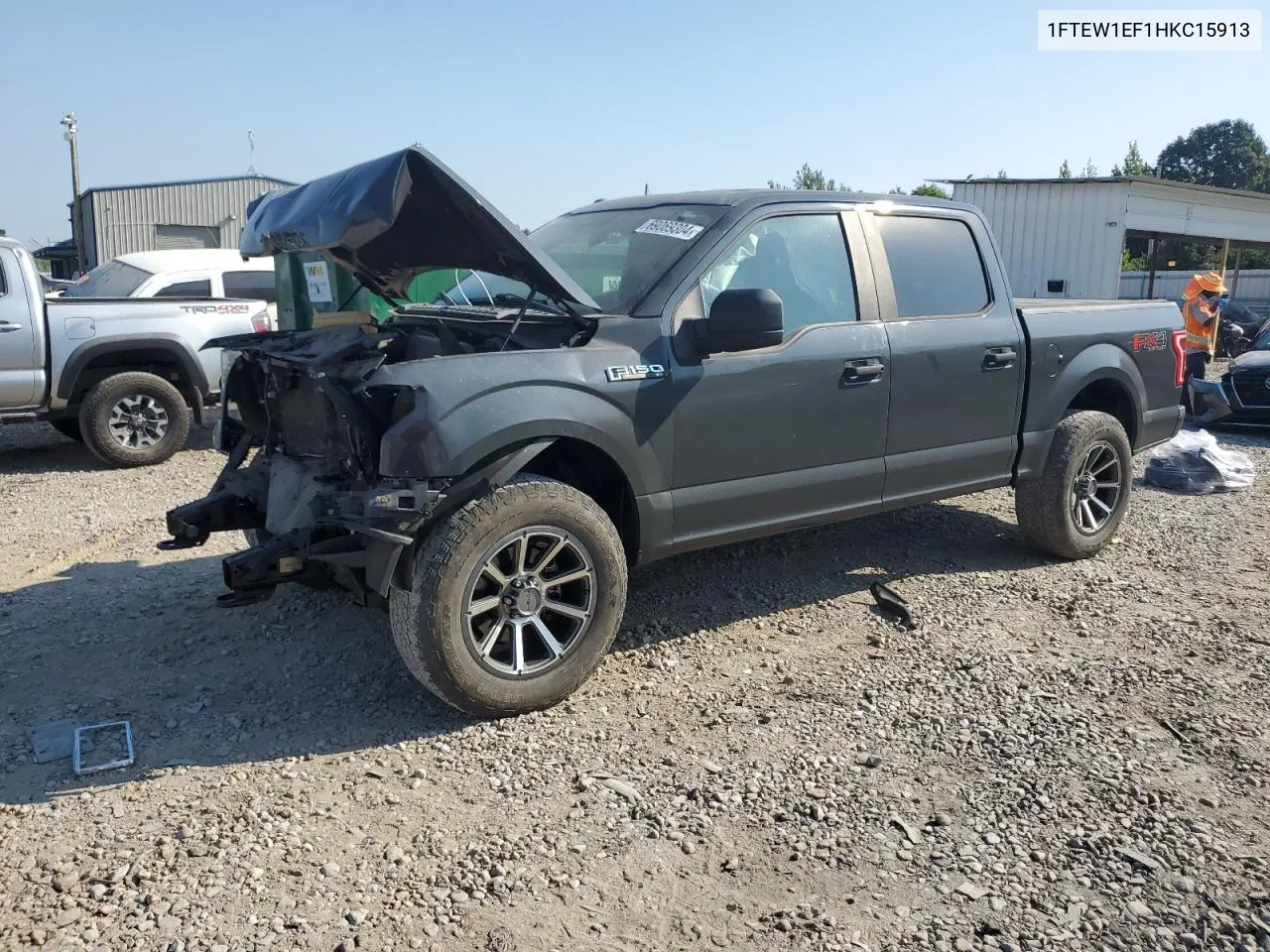 1FTEW1EF1HKC15913 2017 Ford F150 Supercrew