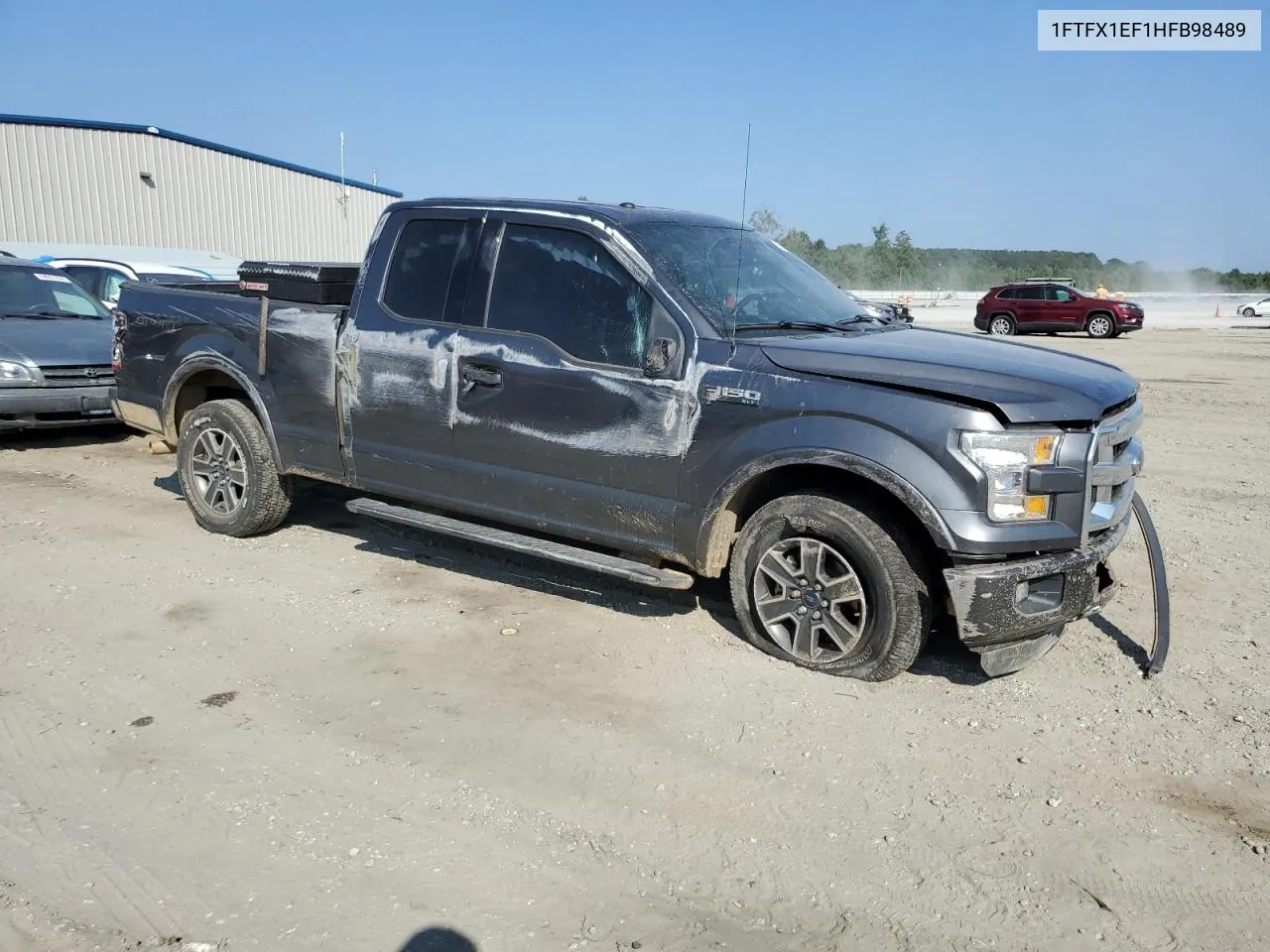 1FTFX1EF1HFB98489 2017 Ford F150 Super Cab