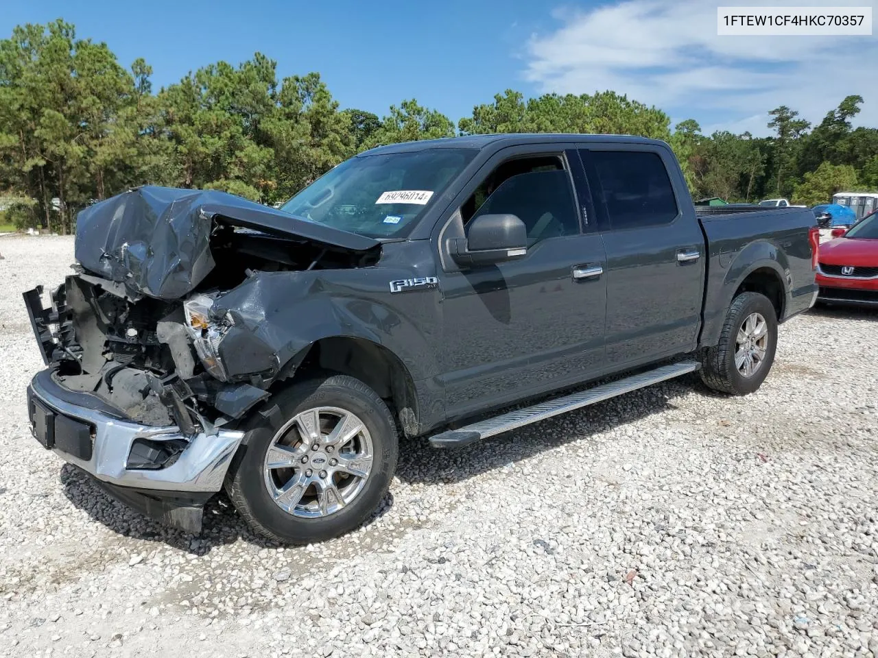 2017 Ford F150 Supercrew VIN: 1FTEW1CF4HKC70357 Lot: 69296014