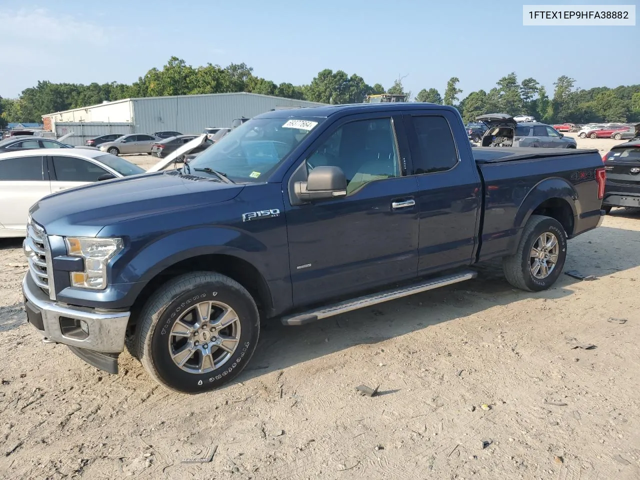 2017 Ford F150 Super Cab VIN: 1FTEX1EP9HFA38882 Lot: 69377664