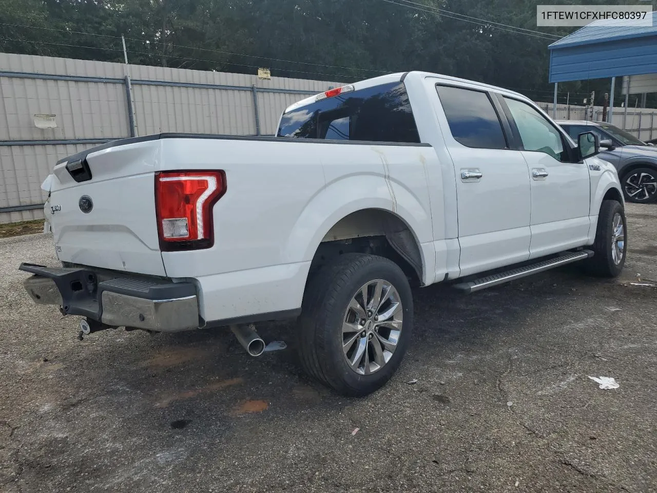 2017 Ford F150 Supercrew VIN: 1FTEW1CFXHFC80397 Lot: 69381024