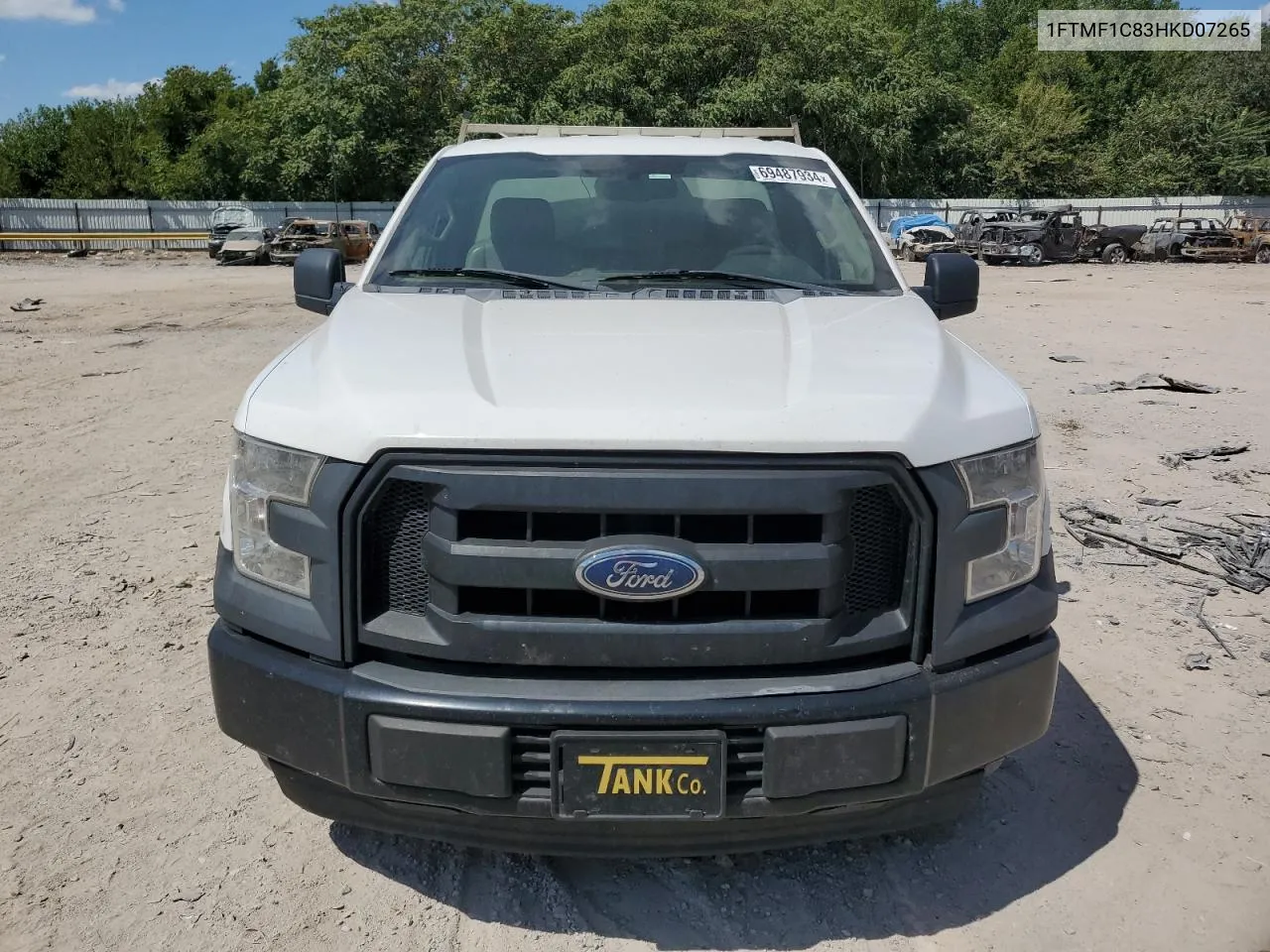 2017 Ford F150 VIN: 1FTMF1C83HKD07265 Lot: 69487934