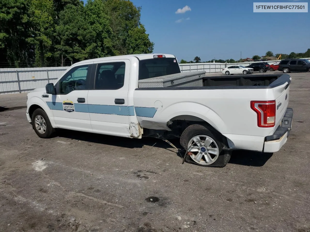 2017 Ford F150 Supercrew VIN: 1FTEW1CF8HFC77501 Lot: 69556844