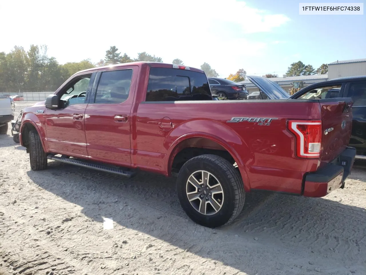 2017 Ford F150 Supercrew VIN: 1FTFW1EF6HFC74338 Lot: 69599114