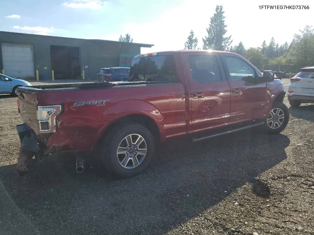 2017 Ford F150 Supercrew VIN: 1FTFW1EG7HKD73766 Lot: 69811014