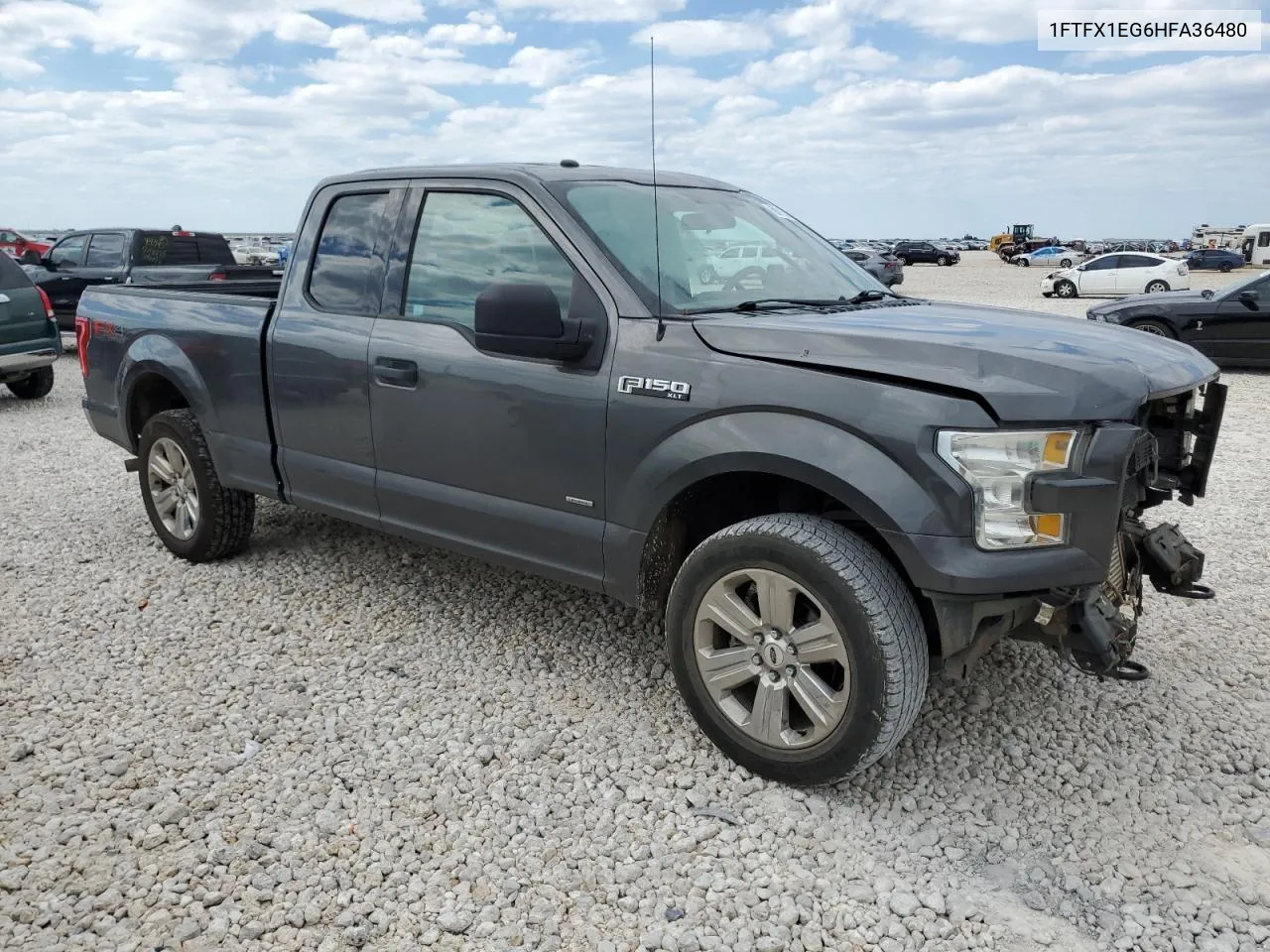 2017 Ford F150 Super Cab VIN: 1FTFX1EG6HFA36480 Lot: 69915794