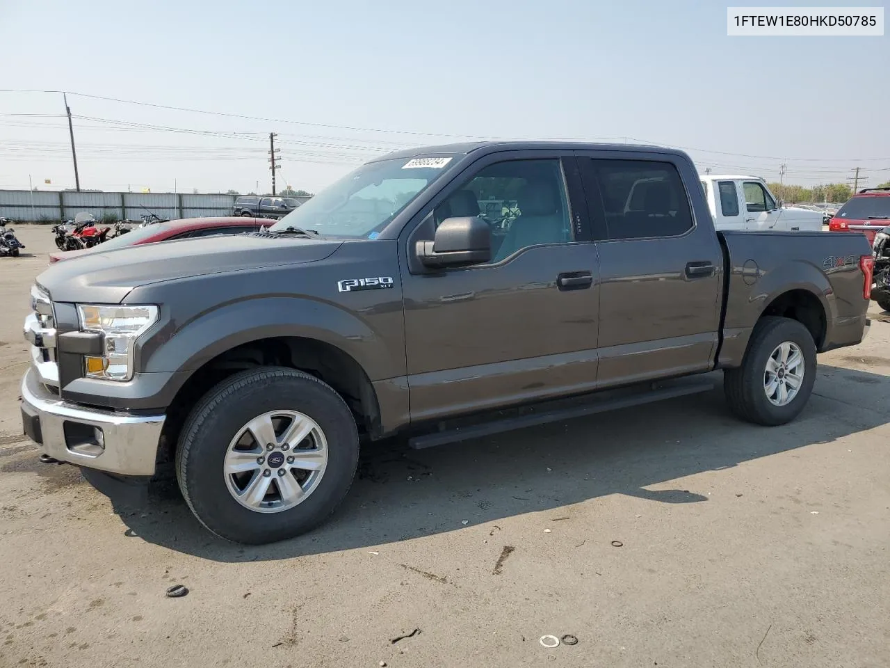 2017 Ford F150 Supercrew VIN: 1FTEW1E80HKD50785 Lot: 69988234