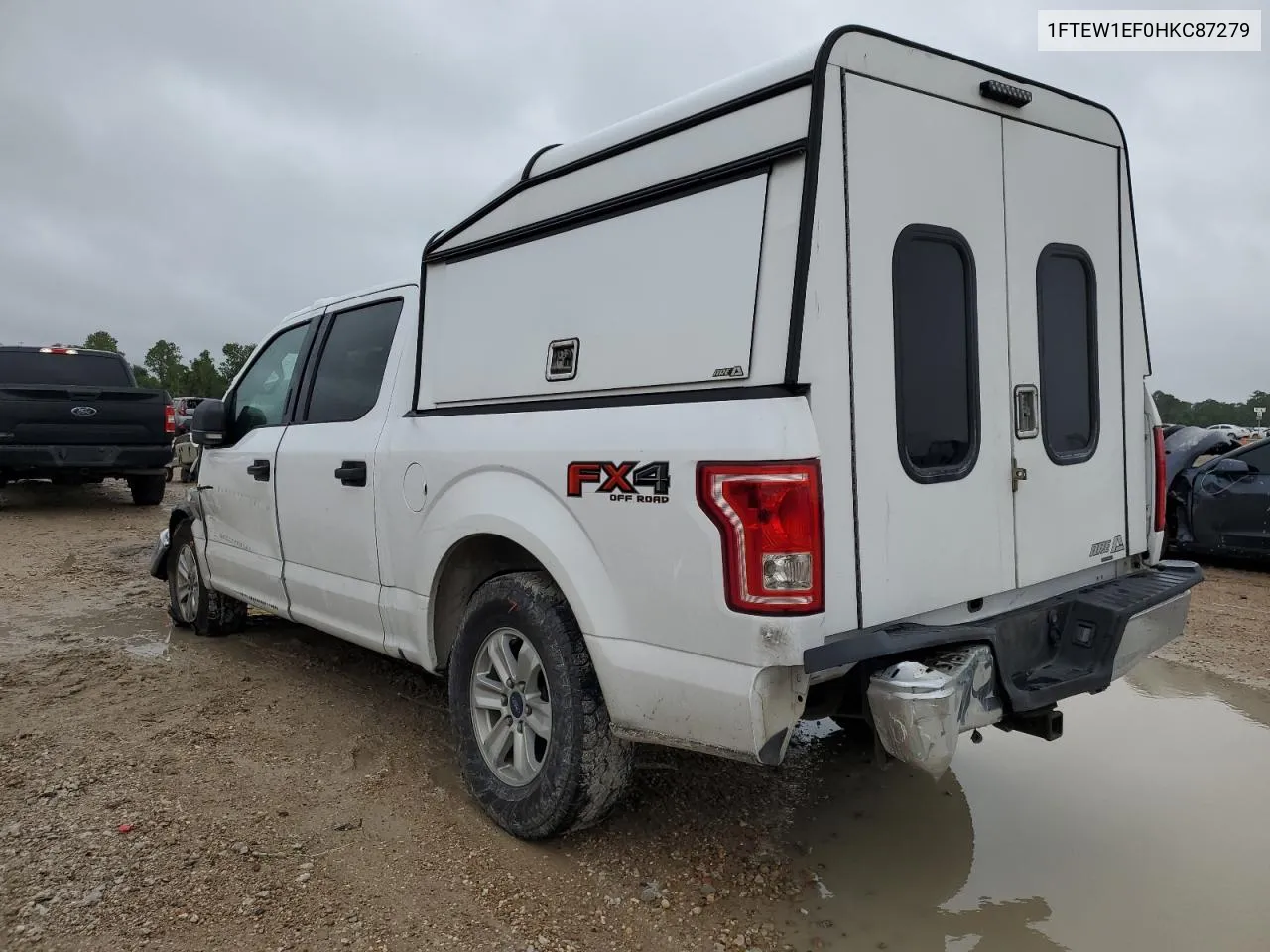 2017 Ford F150 Supercrew VIN: 1FTEW1EF0HKC87279 Lot: 70003214