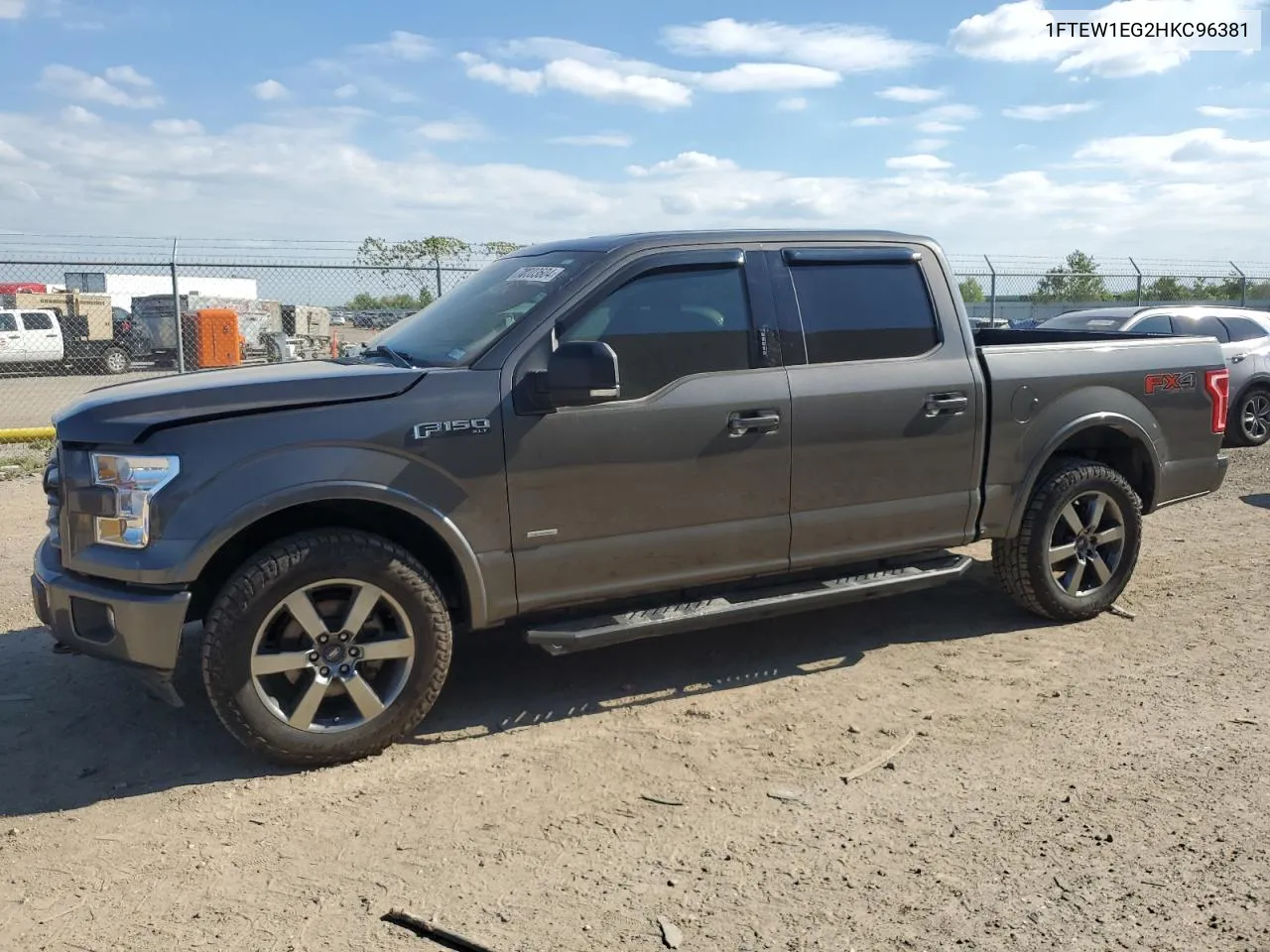 2017 Ford F150 Supercrew VIN: 1FTEW1EG2HKC96381 Lot: 70003604