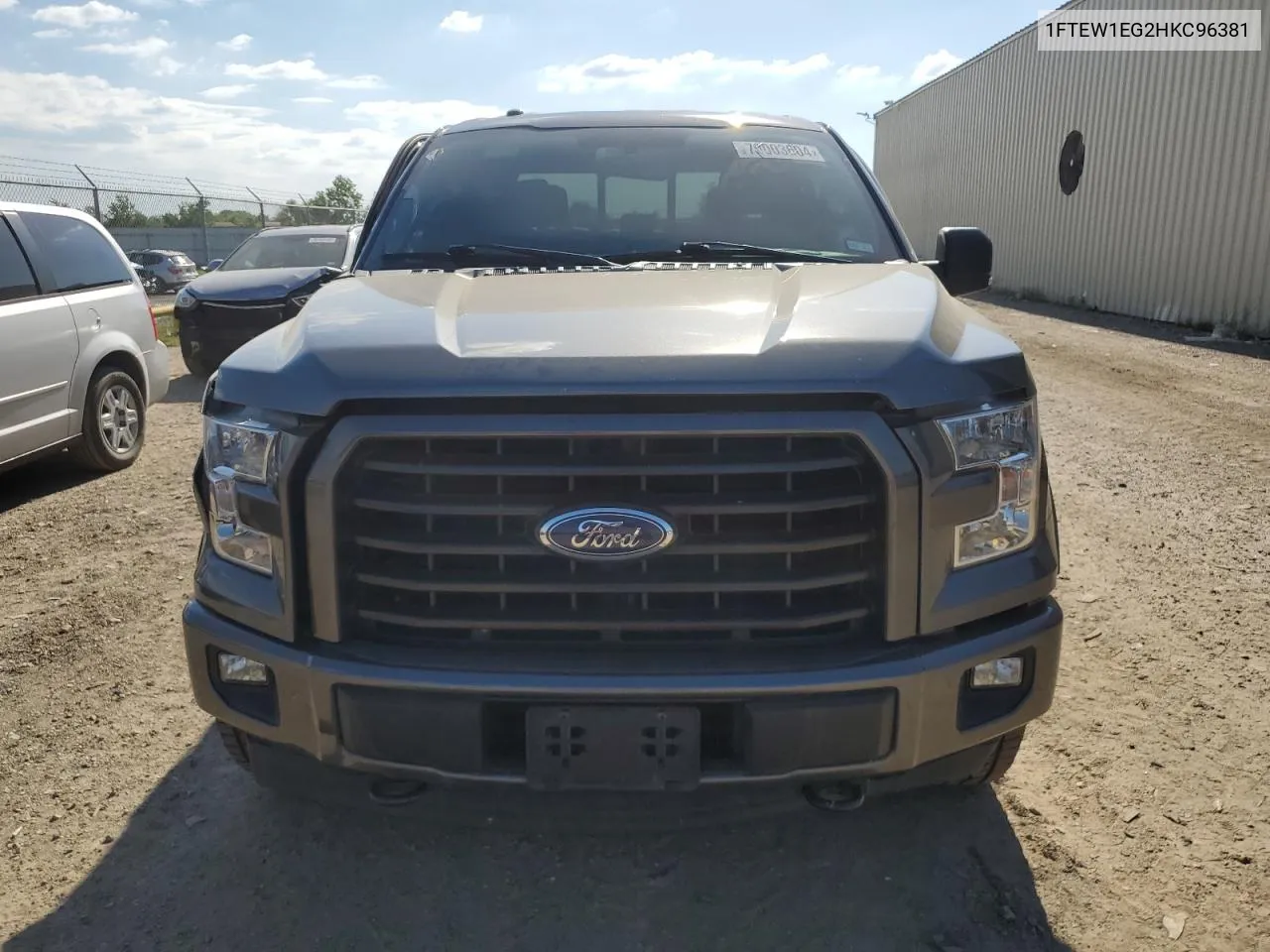 2017 Ford F150 Supercrew VIN: 1FTEW1EG2HKC96381 Lot: 70003604