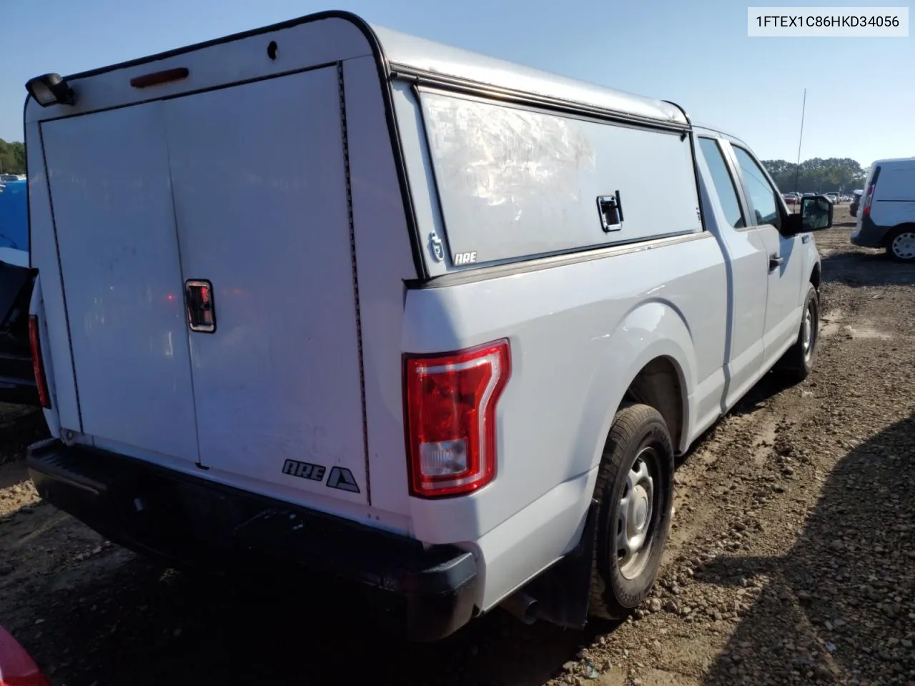 2017 Ford F150 Super Cab VIN: 1FTEX1C86HKD34056 Lot: 70014104