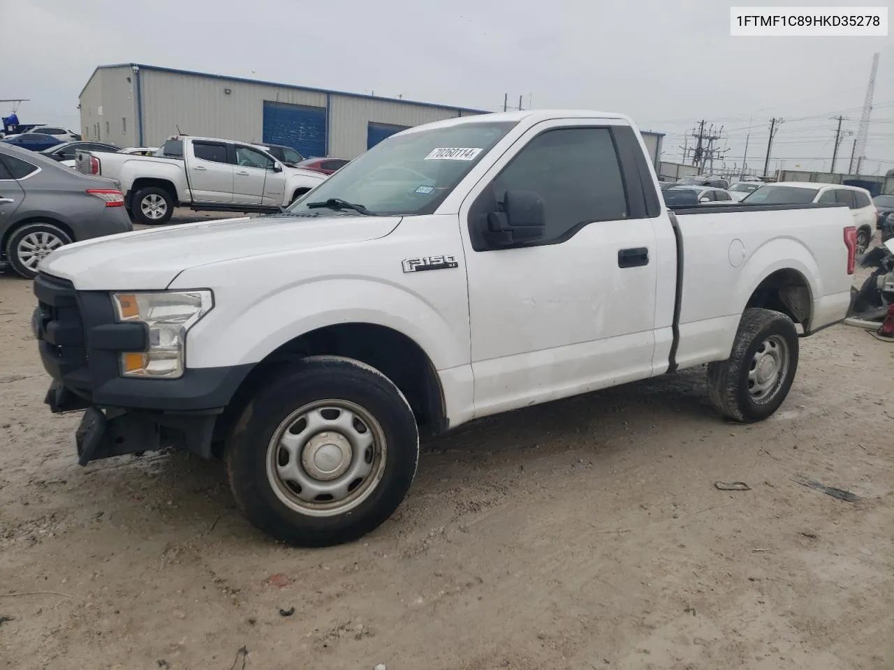 2017 Ford F150 VIN: 1FTMF1C89HKD35278 Lot: 70260114