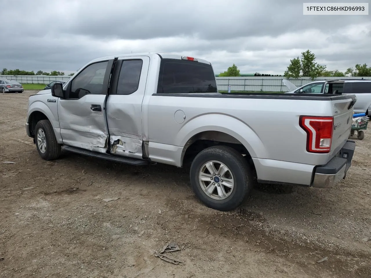 2017 Ford F150 Super Cab VIN: 1FTEX1C86HKD96993 Lot: 70272234