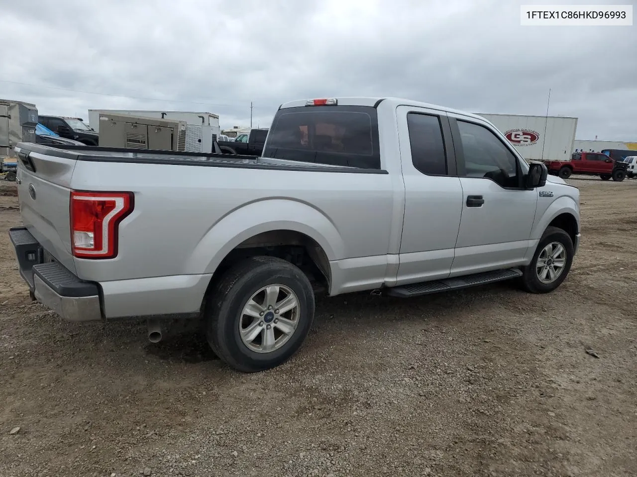 2017 Ford F150 Super Cab VIN: 1FTEX1C86HKD96993 Lot: 70272234