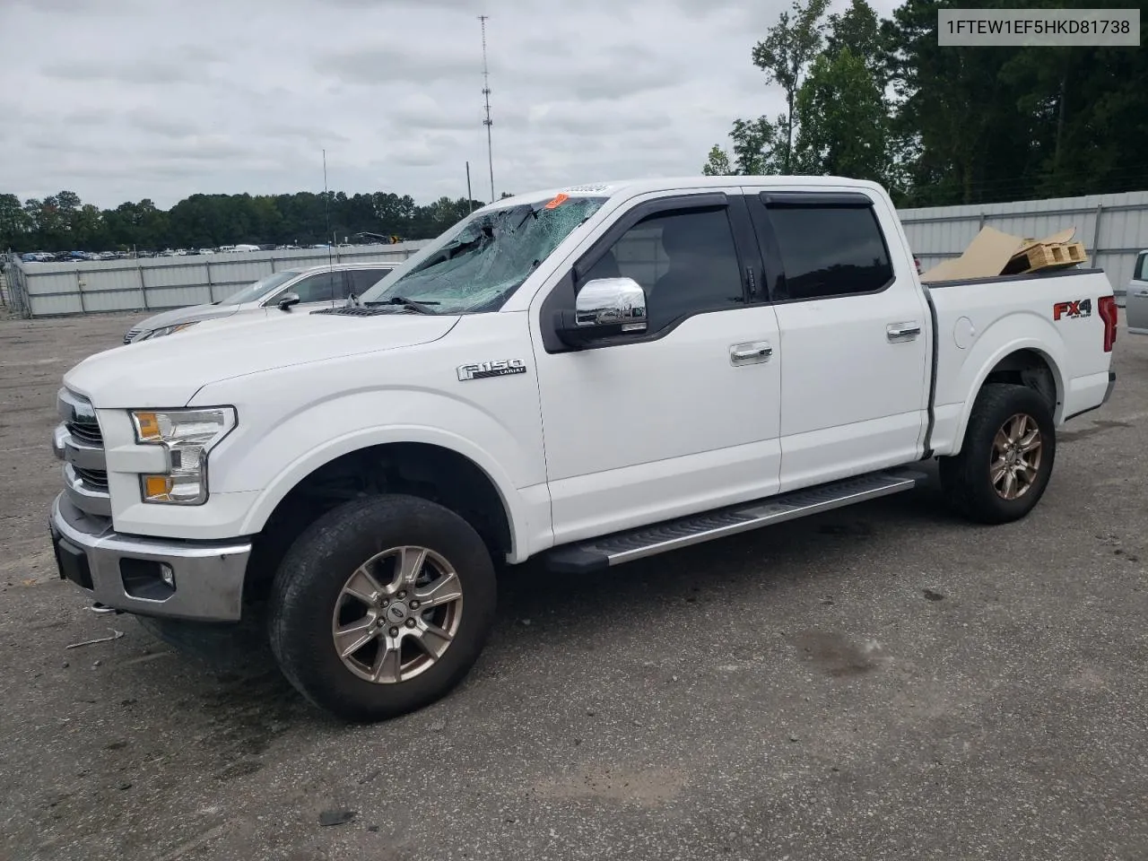 2017 Ford F150 Supercrew VIN: 1FTEW1EF5HKD81738 Lot: 70320924