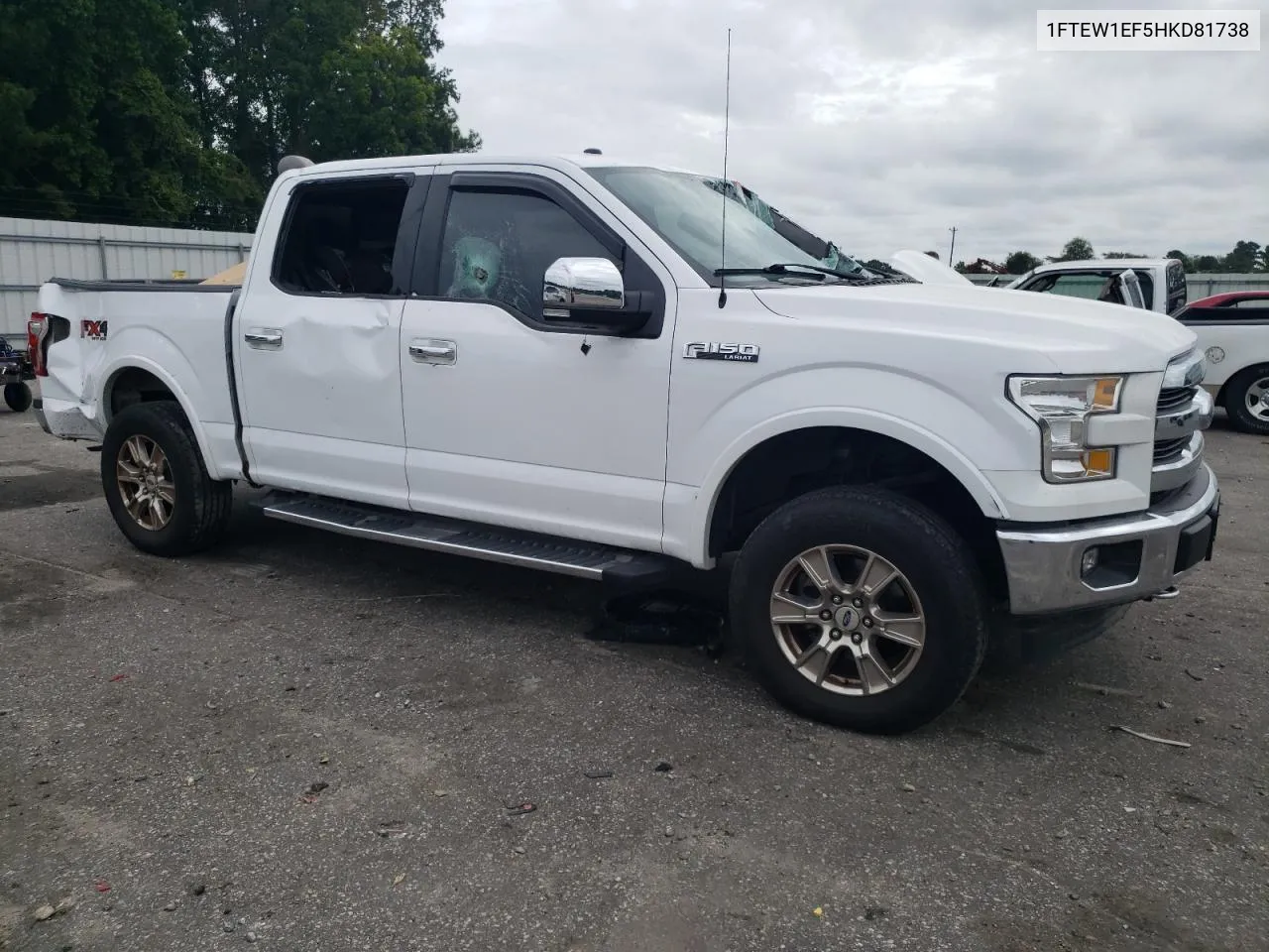 2017 Ford F150 Supercrew VIN: 1FTEW1EF5HKD81738 Lot: 70320924