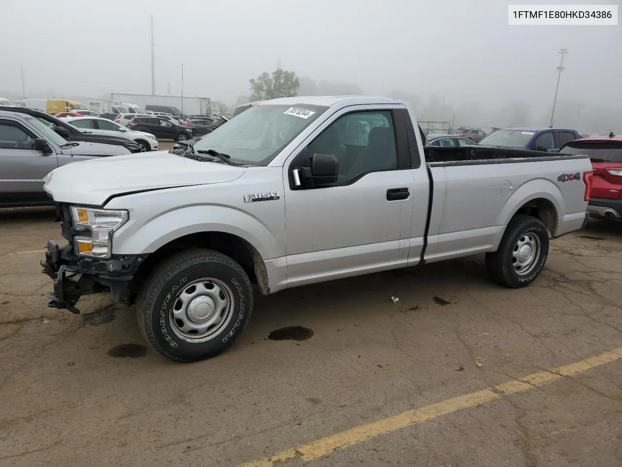 2017 Ford F150 VIN: 1FTMF1E80HKD34386 Lot: 70370244