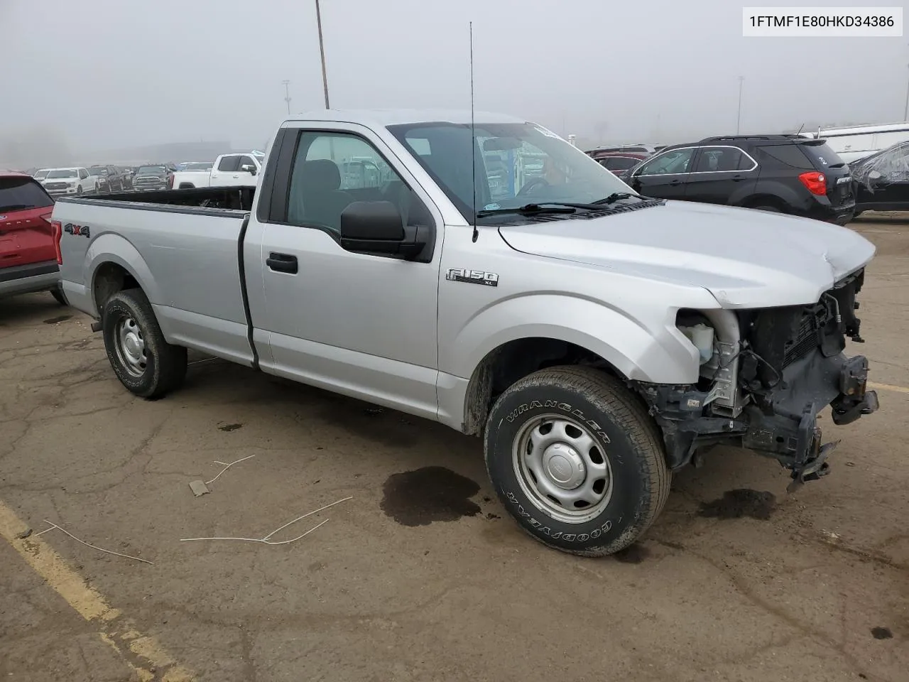 2017 Ford F150 VIN: 1FTMF1E80HKD34386 Lot: 70370244