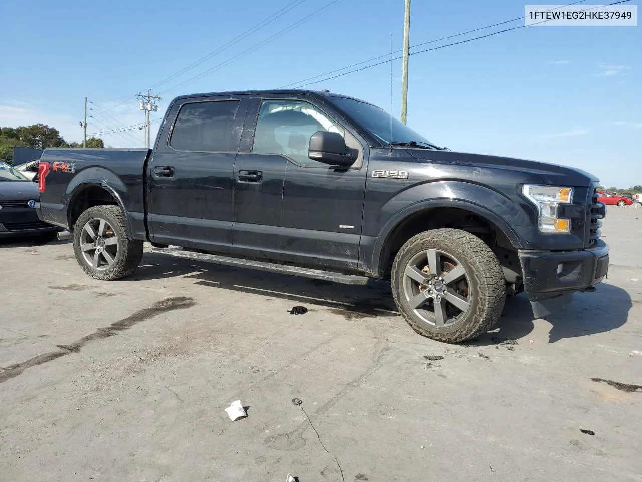 2017 Ford F150 Supercrew VIN: 1FTEW1EG2HKE37949 Lot: 70559894