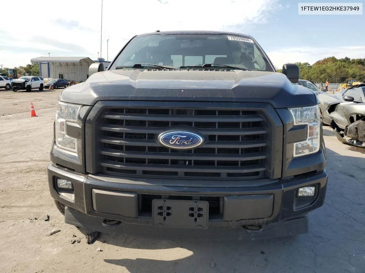 2017 Ford F150 Supercrew VIN: 1FTEW1EG2HKE37949 Lot: 70559894