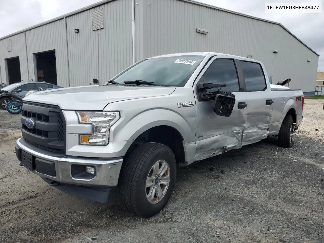 1FTFW1EG3HFB48477 2017 Ford F150 Supercrew