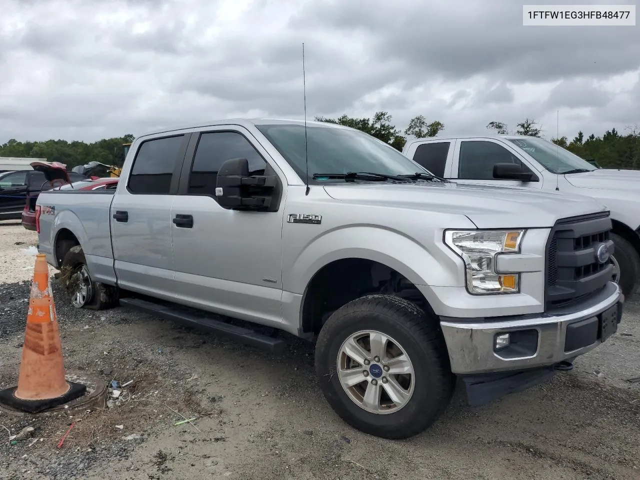 2017 Ford F150 Supercrew VIN: 1FTFW1EG3HFB48477 Lot: 70817994