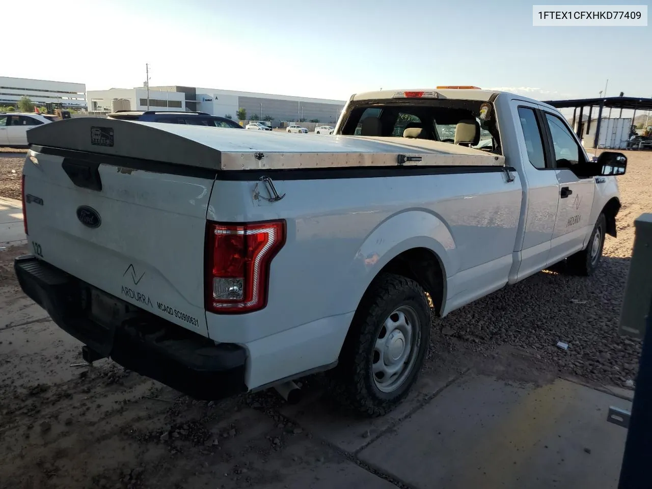 1FTEX1CFXHKD77409 2017 Ford F150 Super Cab