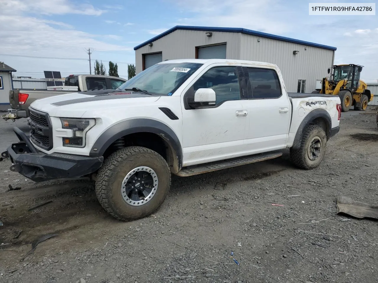 2017 Ford F150 Raptor VIN: 1FTFW1RG9HFA42786 Lot: 70890554